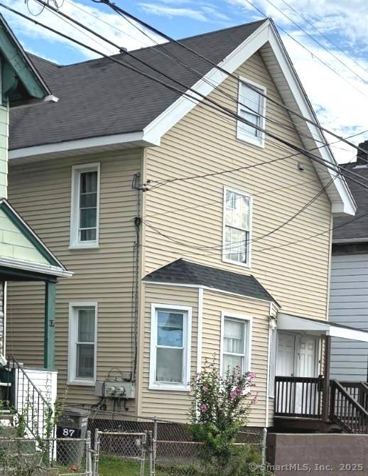 Newly renovated two family with third floor space strong income potential.