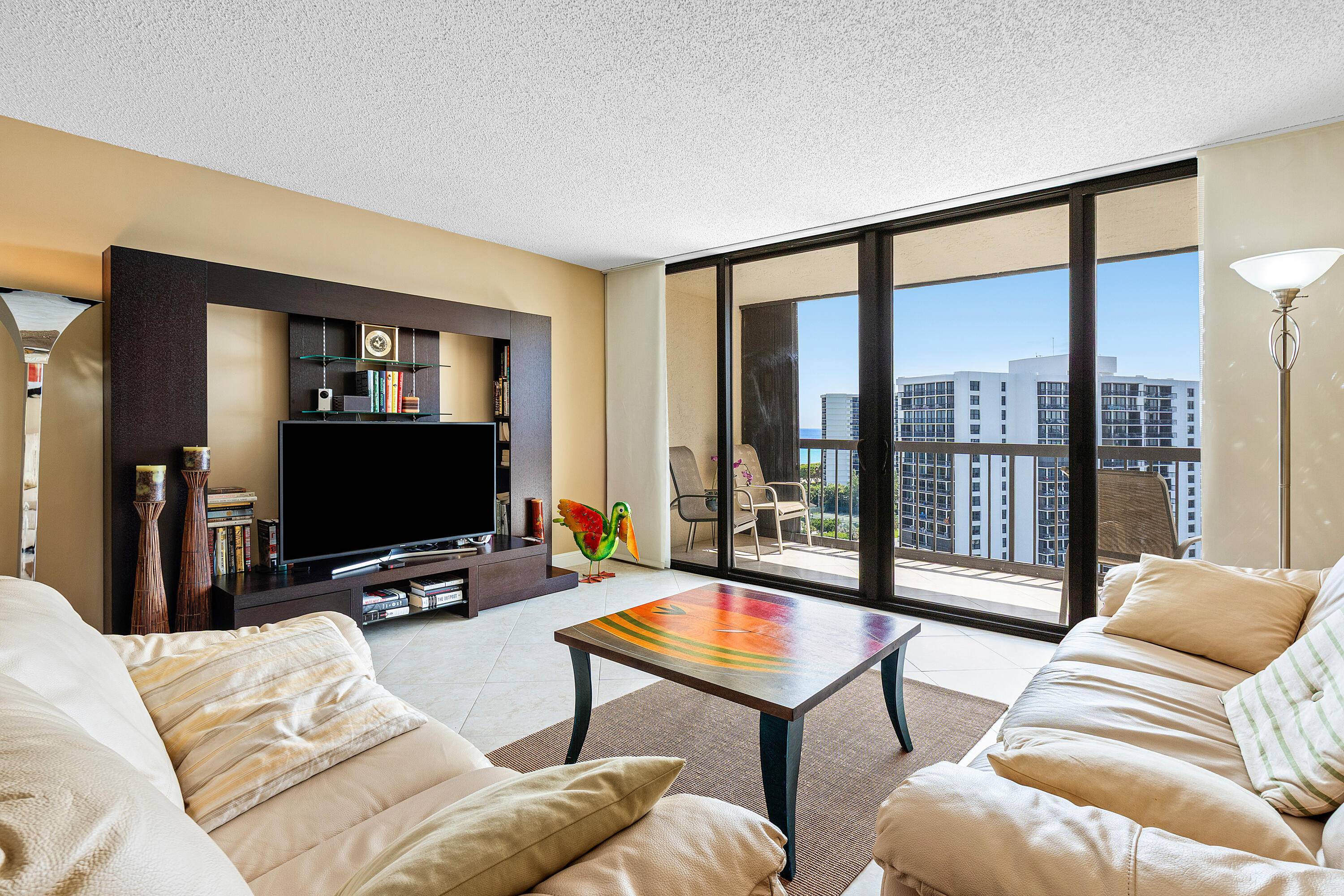 Rarely available S facing Lower Penthouse in exclusive Highland Beach.