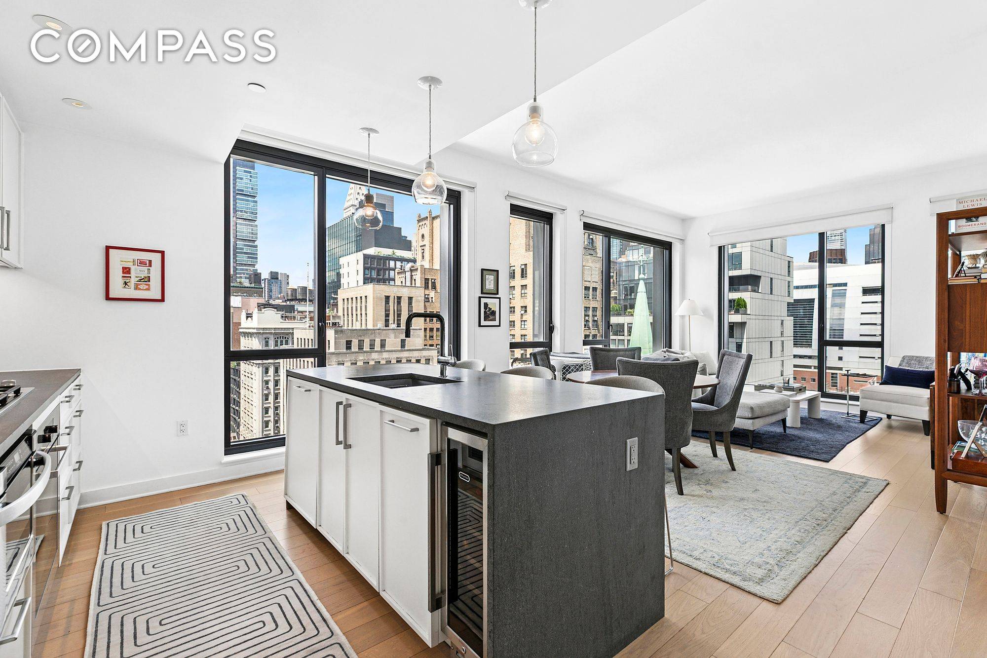 Welcome to Residence 16A, a stunning corner two bedroom, two bathroom home located in the heart of Gramercy at the prestigious 160 East 22nd Street.