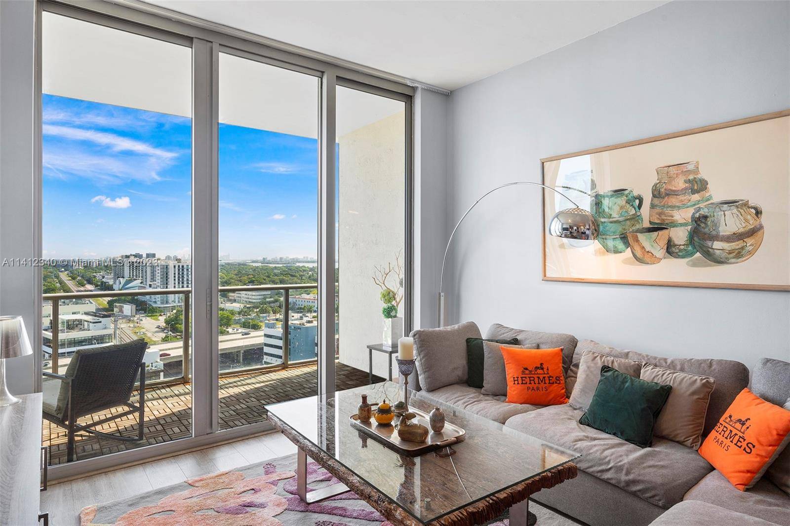 The loft style apartment Midtown Miami offers a unique and modern living space and Fully furnished.