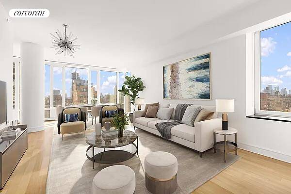 A Sky High Sanctuary with Panoramic City amp ; River Views at Ariel West Perched on a high floor of the prestigious Ariel West Condominium, this expansive 5 bedroom, 4 ...