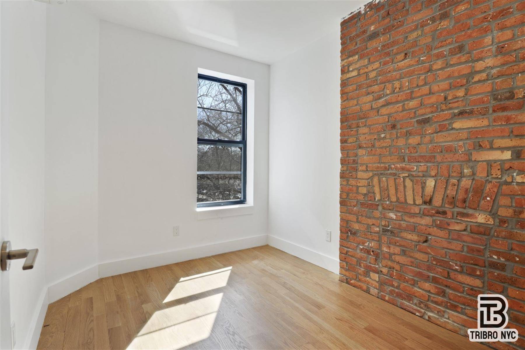 Beautiful sun soaked three bed two bath apartment is located in Prime Williamsburg and features an tall ceilings, central air, and hardwood floors throughout.