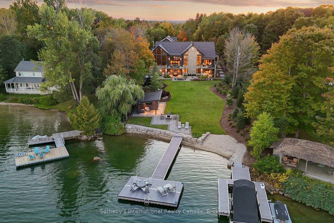 Perched on the shores of Lake Eugenia and minutes from Beaver Valley Ski Club, this 8, 100 sq.