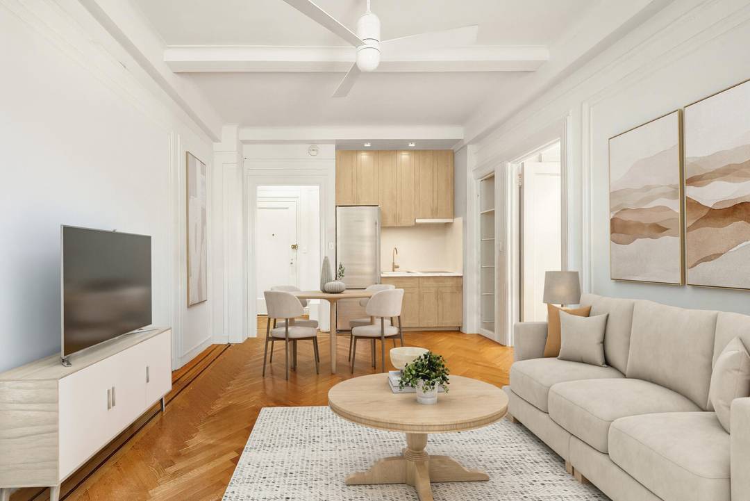 Welcome to Apt. 10J a high floor, bright and efficient one bedroom apartment in one of the Upper West Side Morningside Heights area's top full service prewar co op buildings.
