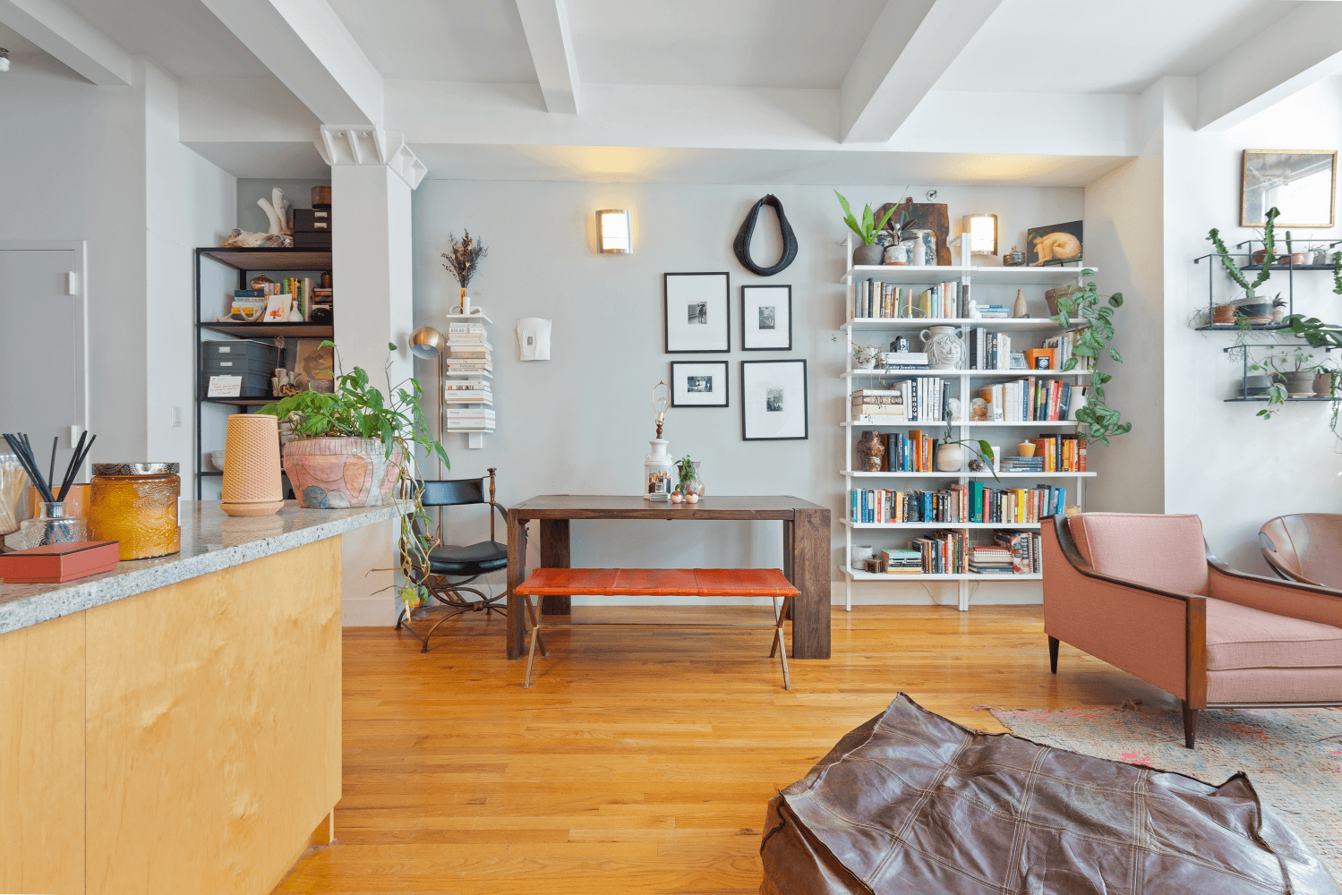 Graced with contemporary rustic charm is this LOFT one bathroom condo that maximizes space and functionality.