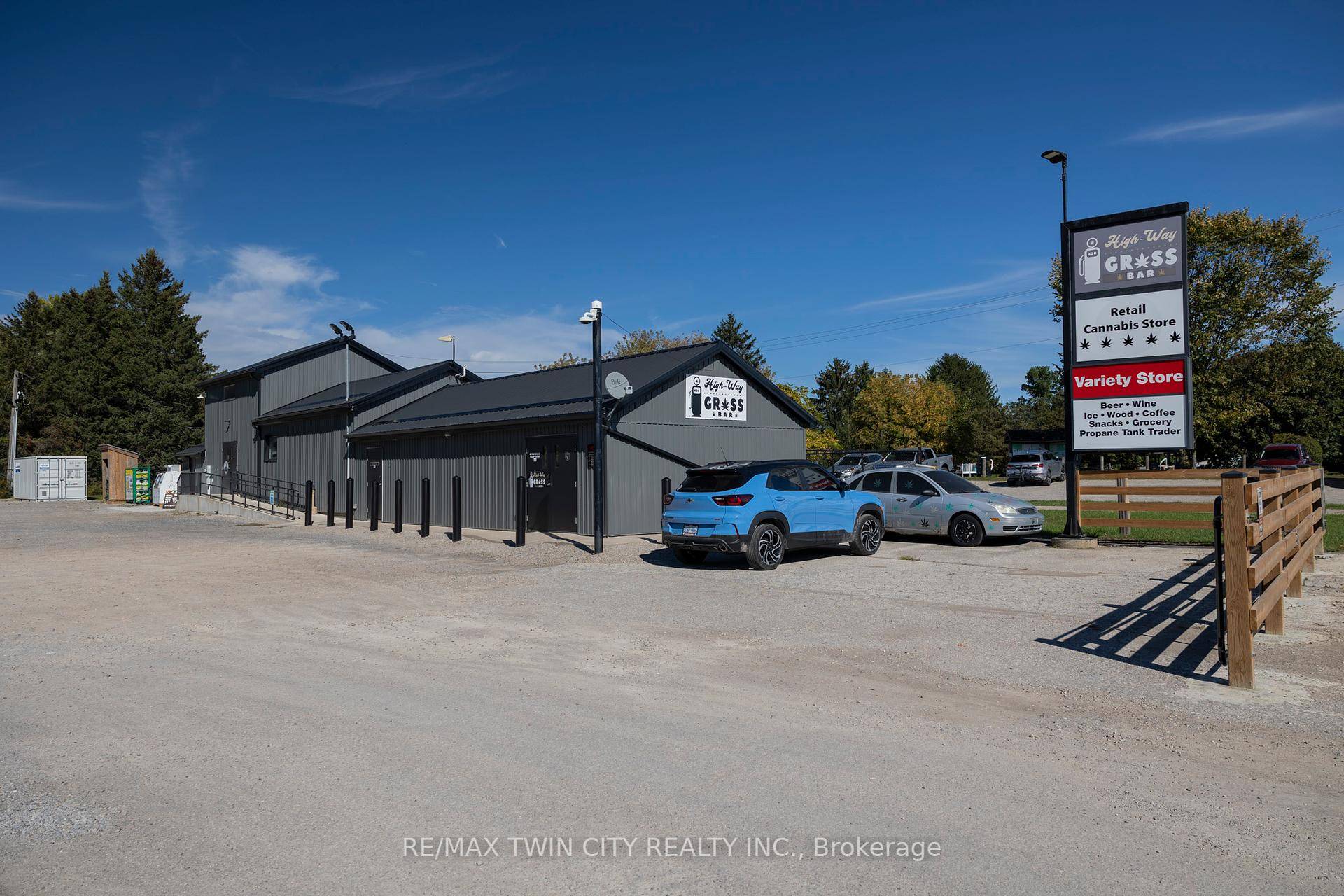 Stand alone commercial retail plaza on over an acre of land, complete with a profitable cannabis store included, convenience store lcbo outlet included, and food truck rental.