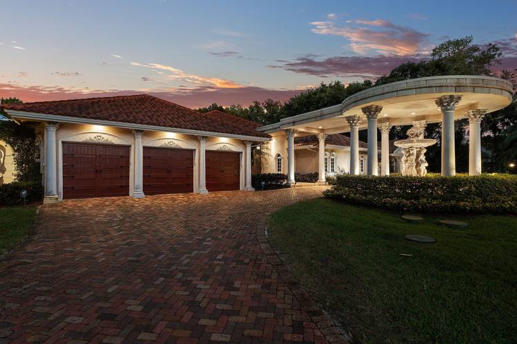 A truly one of a kind Tuscan inspired estate in Delray Beach's prestigious gated Rio Poco community.