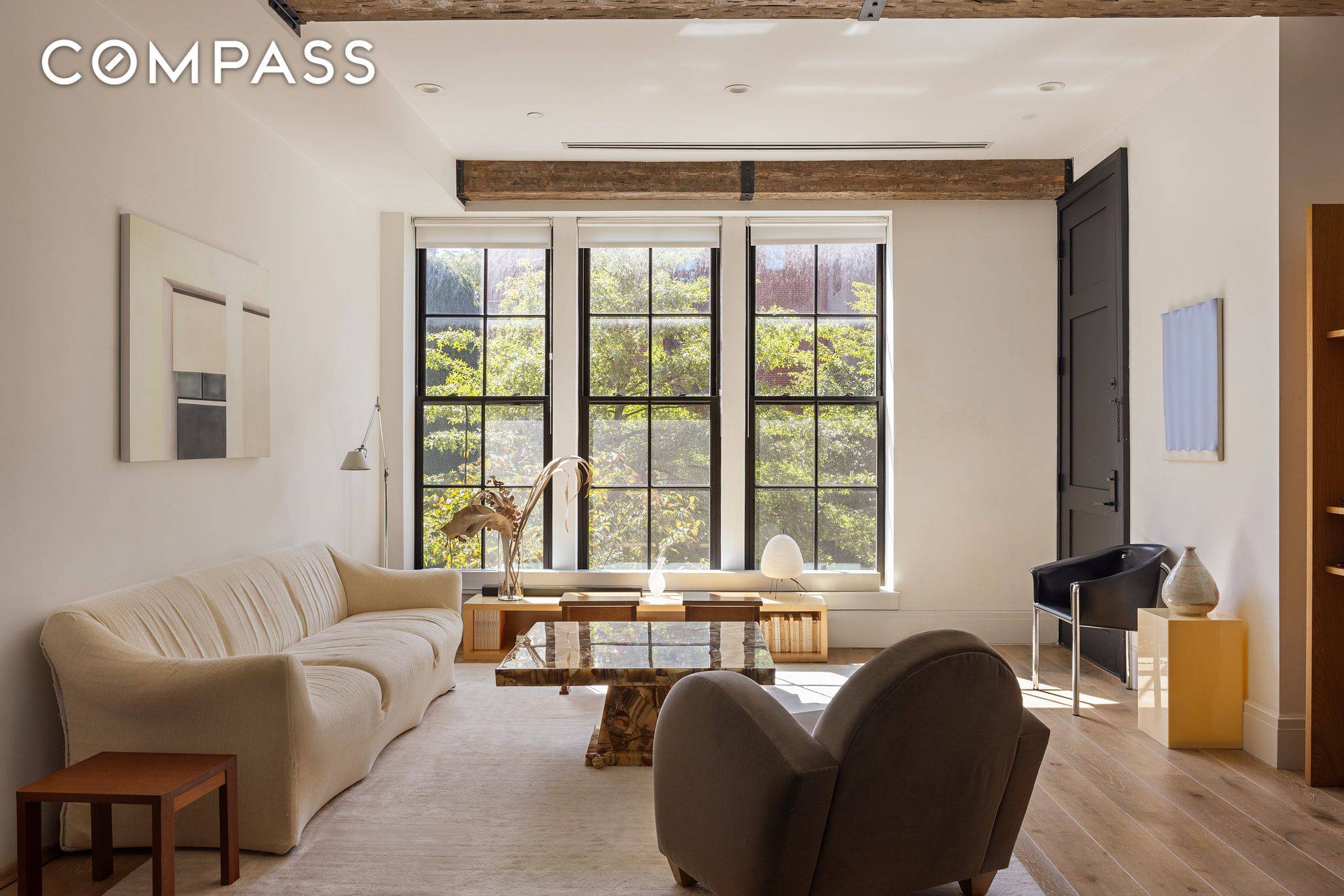 The parlor level residence at 139 Sackett Street is a spacious, open and light filled two bedroom, two bathroom home offering each the comfort of top end modern amenity, the ...