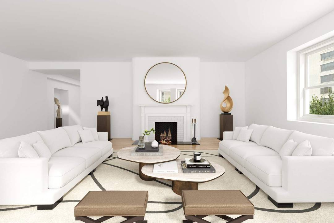 Experience the essence of sophistication and refinement in this exquisite full floor residence situated directly on and overlooking Park Avenue.