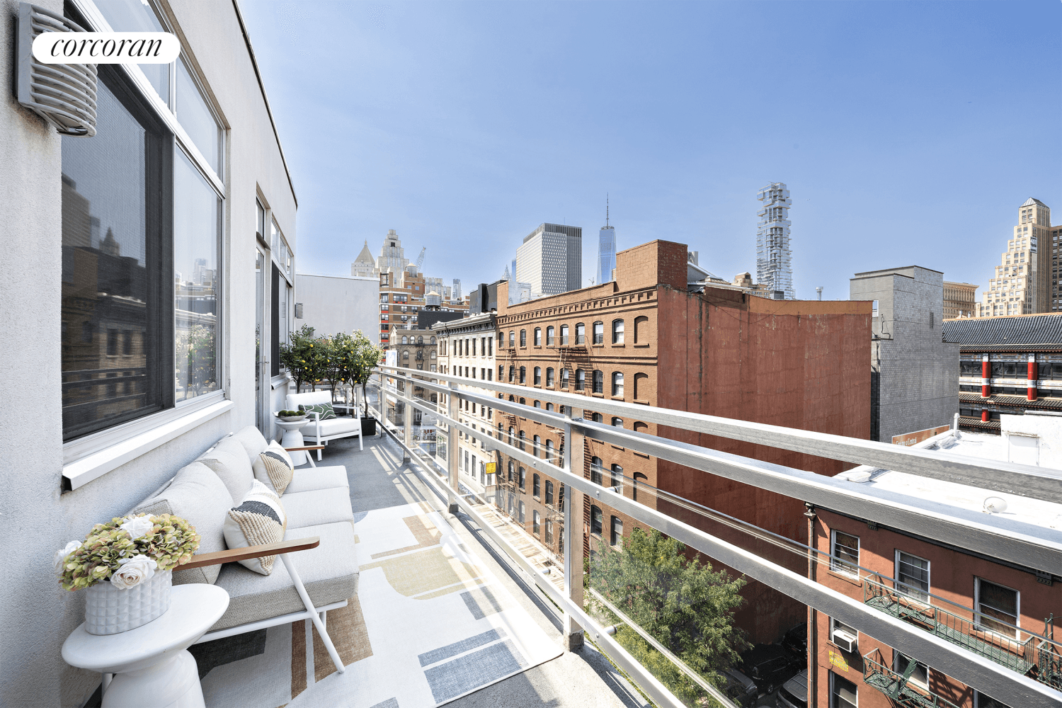 NOTE Taxes reflect primary residence discount Encompassing 3, 045 of interior and 658 of exterior square feet, Penthouse B emerges as a self sufficient urban retreat in downtown Manhattan.