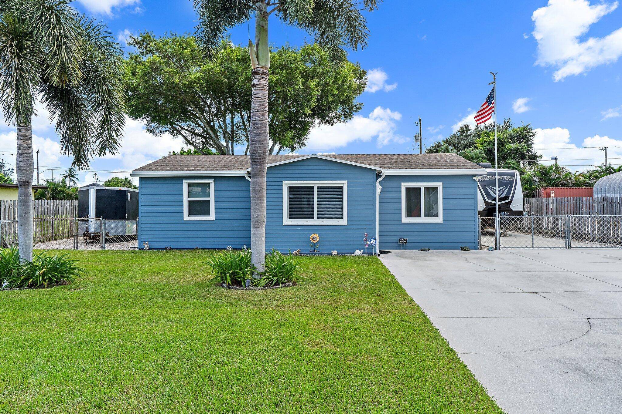 Charming 3 bedroom, 1 bathroom home, perfectly situated on over a quarter acre with no HOA !