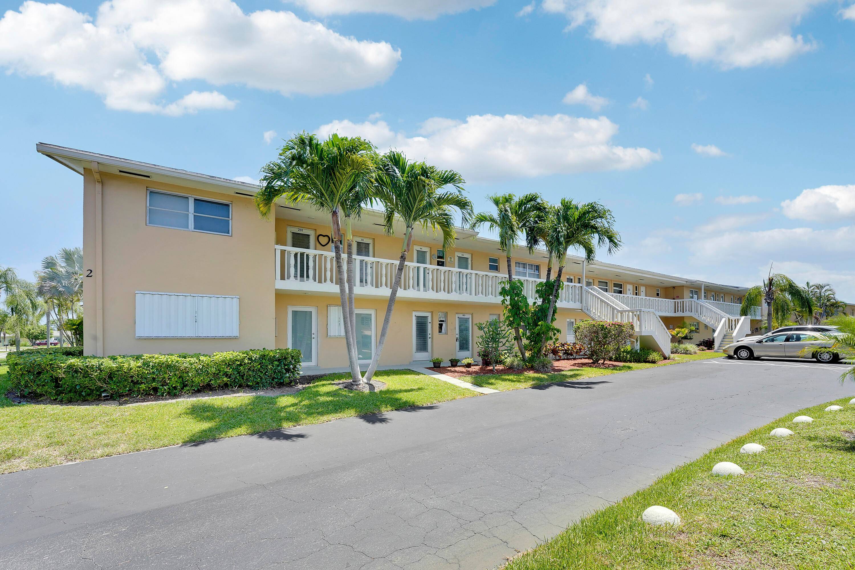 Welcome to this beautifully updated 2BR 2BA fully tiled condo in the active 55 community of Village Royale !