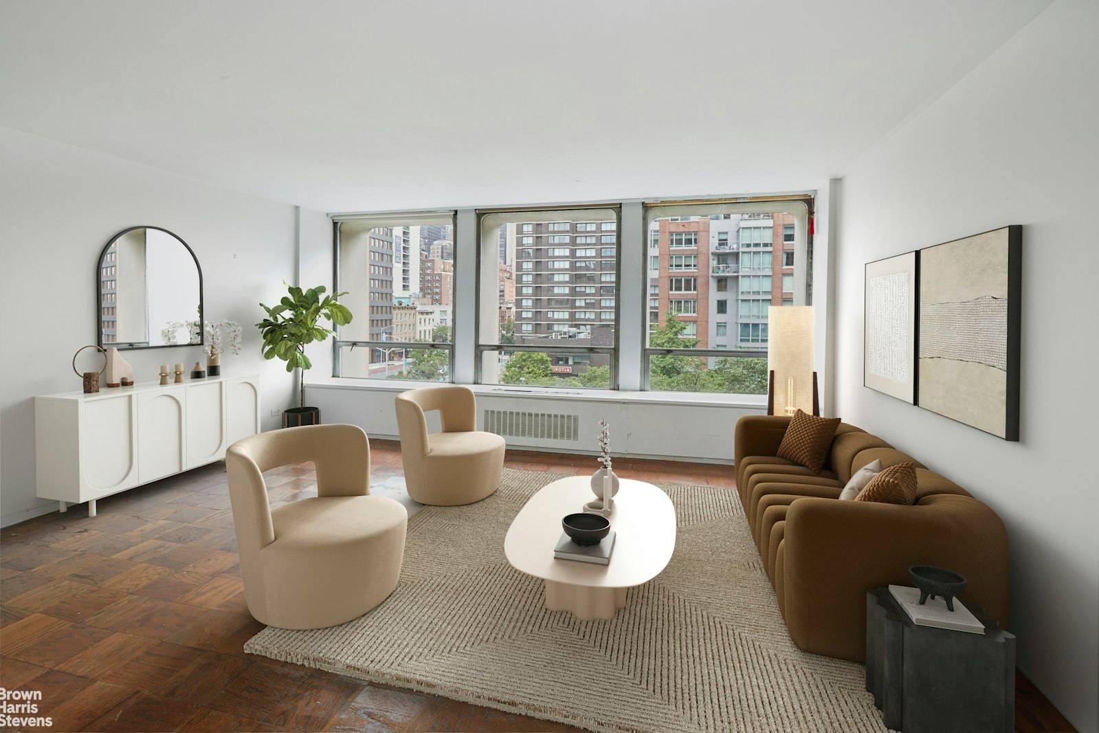 Bring your contractor and create your dream 1 bedroom home at the highly coveted Kips Bay Towers Condominium.