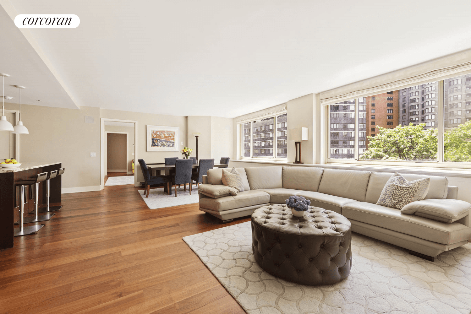 Ideally located on 63rd Street next to Central Park, Apartment 4KLM has been meticulously renovated and combined by world renowned architect Deborah Berke.