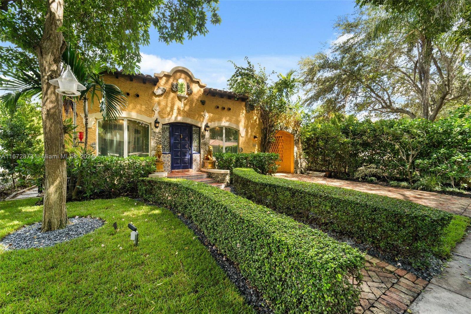 Spanish Mediterranean revival architecture and a SPA oasis combined in an elegantly curated home ; 3 bedrooms 2 baths in the main house and a 1 bed 1 bath detached ...