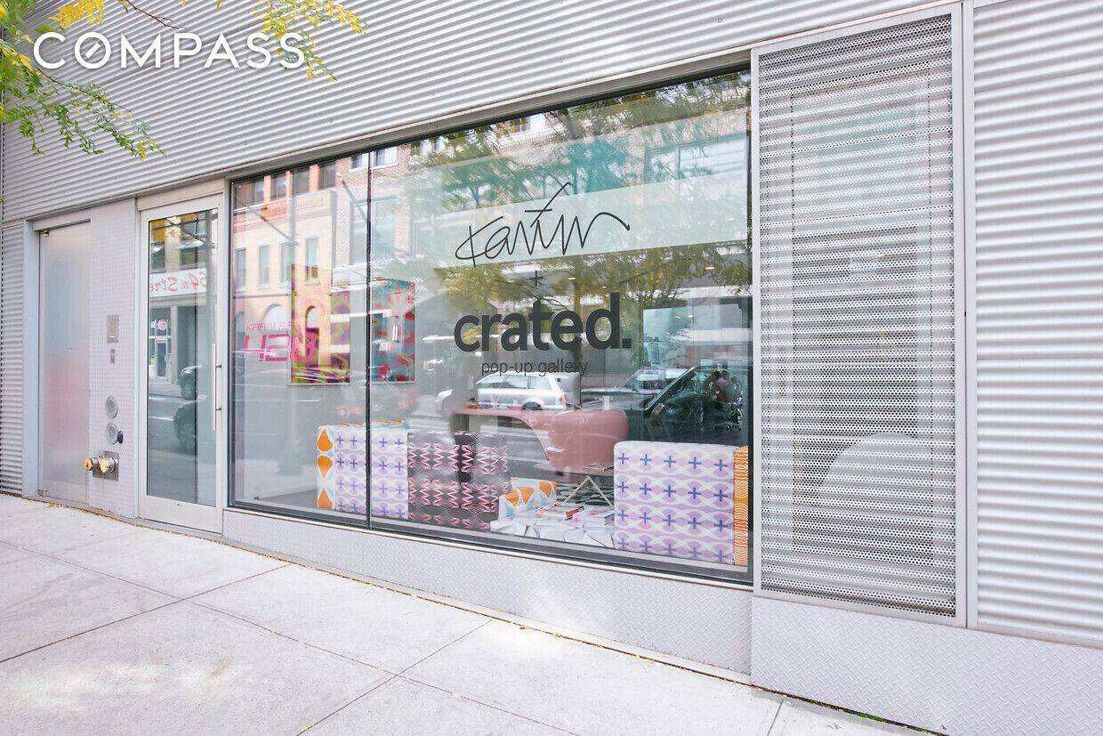 Designer renovated Office Retail space, with 25ft storefront on 54th street.