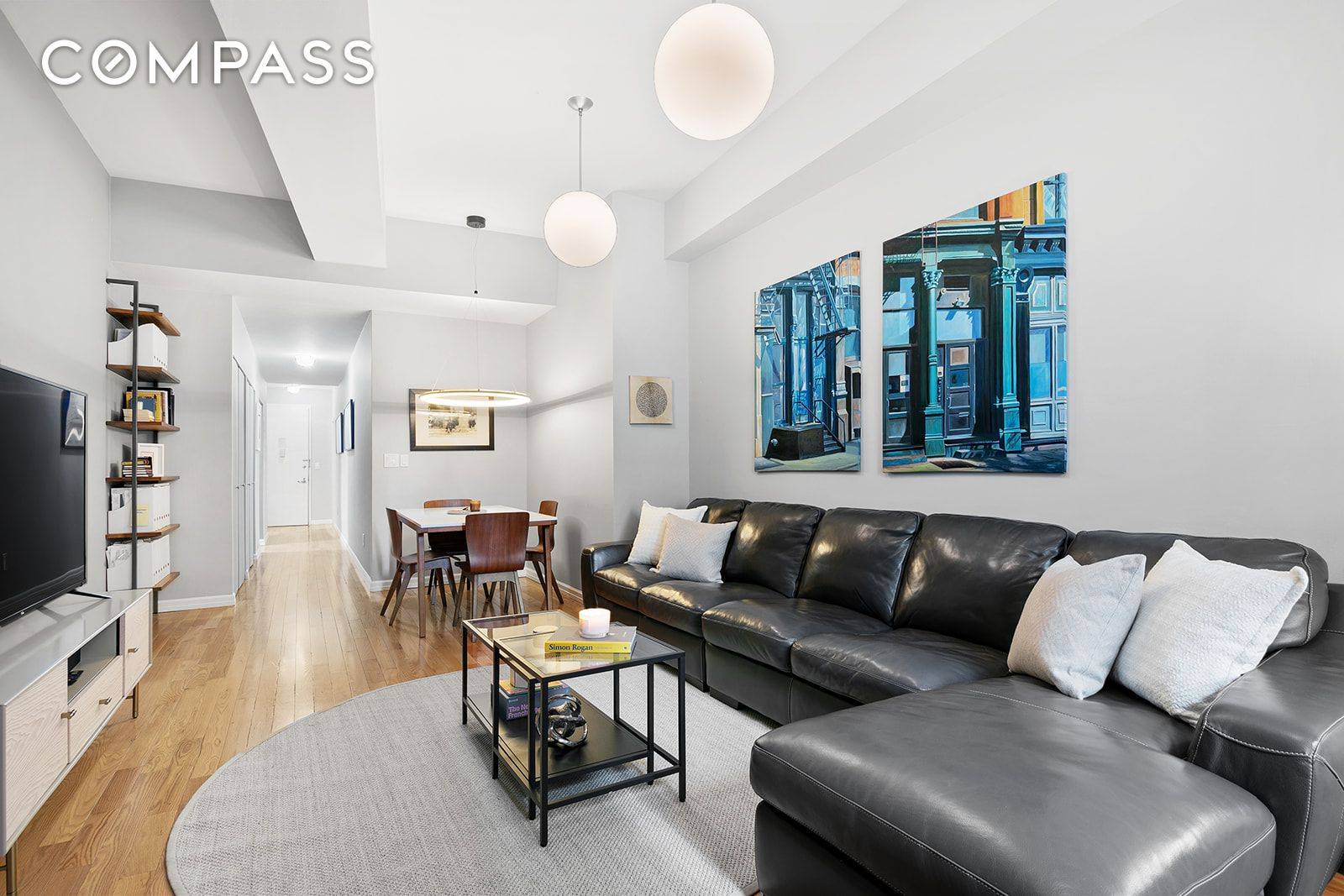 Apartment 202 is a 758 sqft pre war loft with a graciously sized interior bedroom or home office with two large closets.