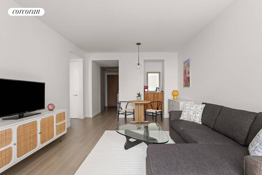 The largest one bedroom floor plan at Brooklyn Point and the only one currently on the market for purchase !