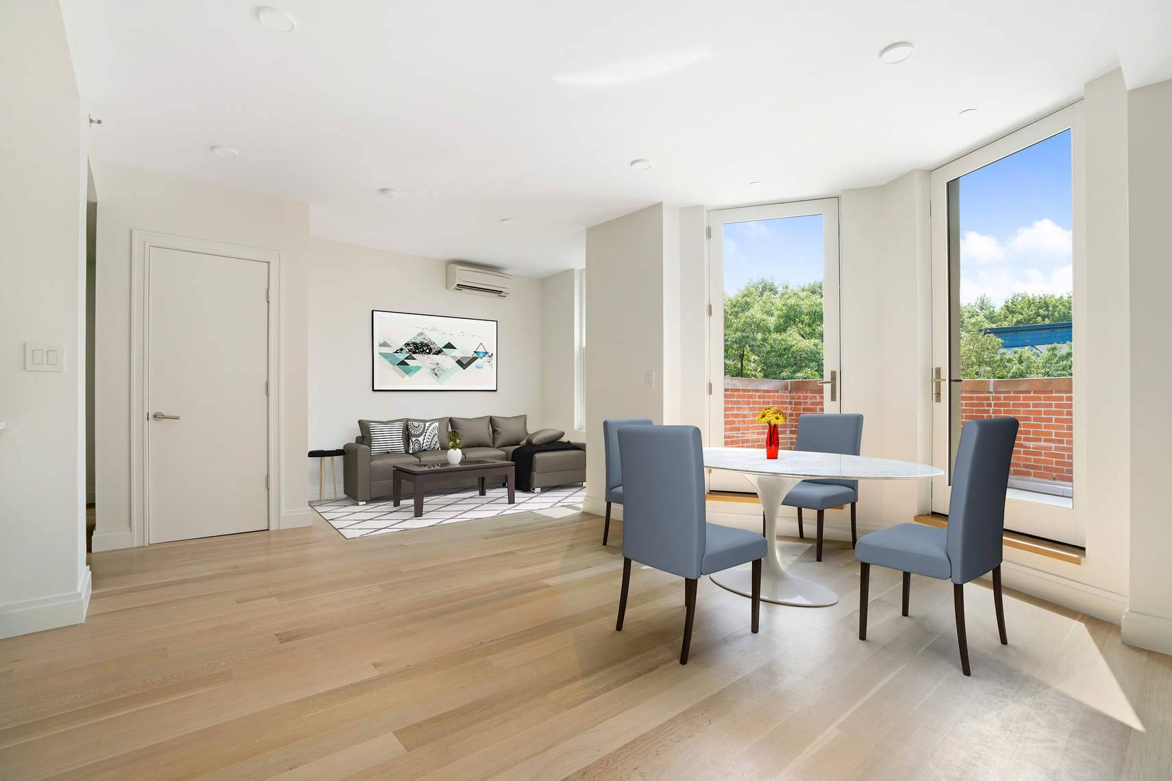 Welcome to Apartment 4A at 123 Clinton Avenue, a boutique newly built condominium in the heart of historic Clinton Hill.