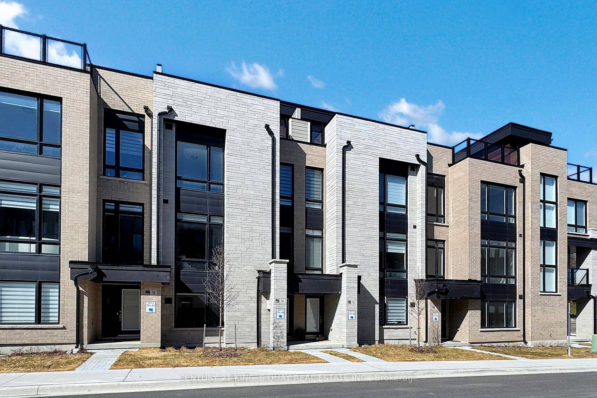 4 bedrooms modern townhouse in prime Richmond Hill location, open concept at second floor living, family room kitchen area, large central island with under mountain sink and breakfast bar, two ...