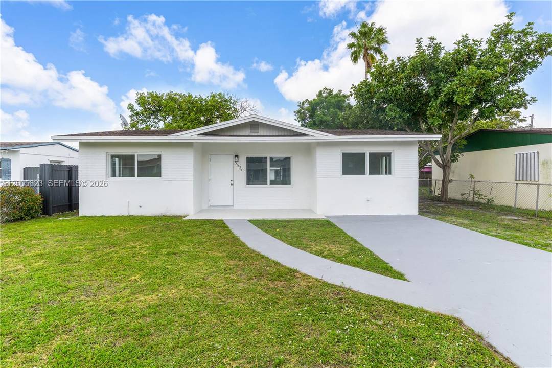 Freshly painted single family home in Miramar minutes from Hard Rock Stadium and major shopping centers.