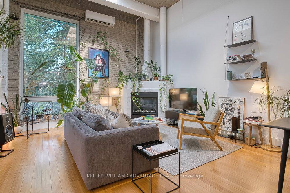Magnificent, big and bright, two level loft available in brick and beam factory loft conversion.