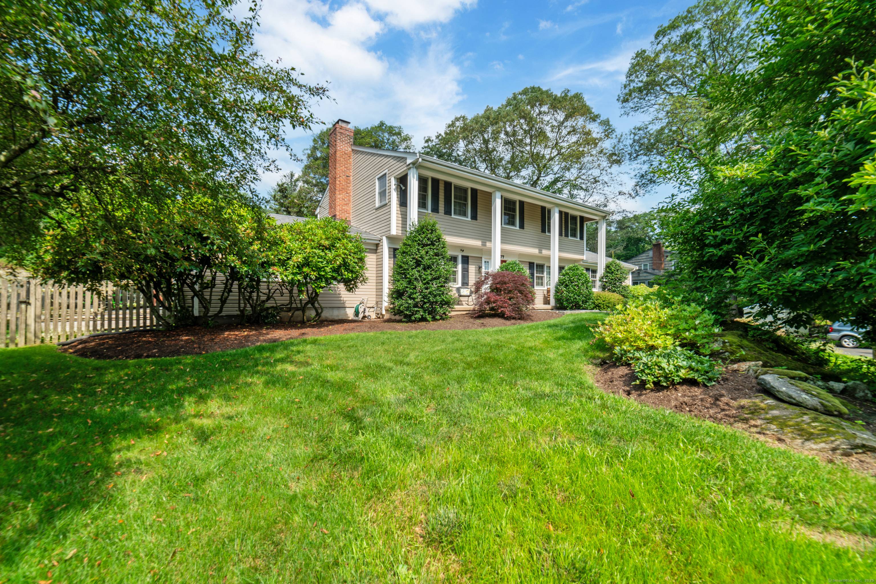 Here's a neutral description of the Colonial home in the Saw Mill Association of Stamford, CT Located in the desirable Saw Mill Association of Stamford, CT, this Colonial home presents ...