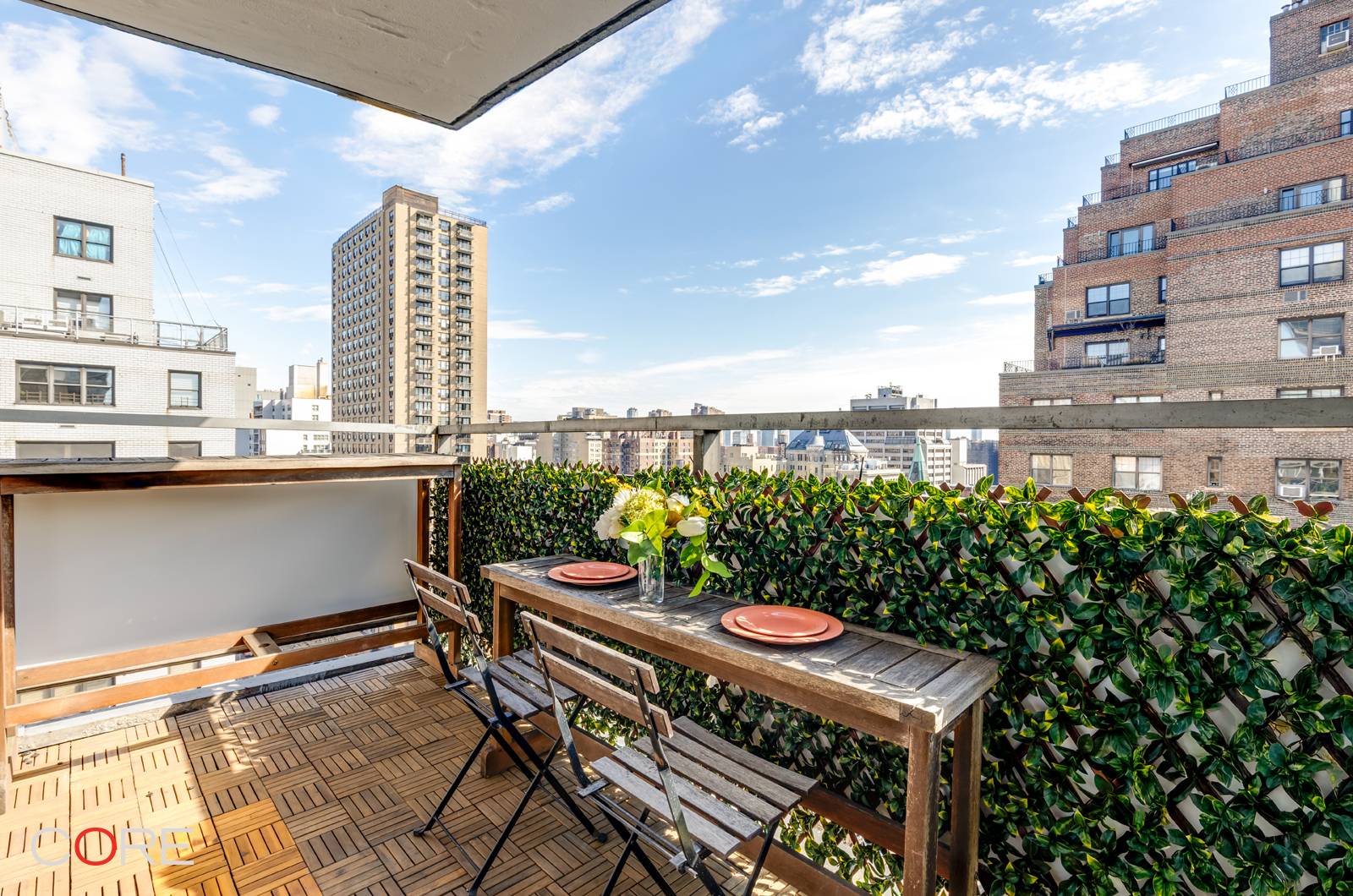 Welcome home to your private outdoor oasis with sweeping New York City views.