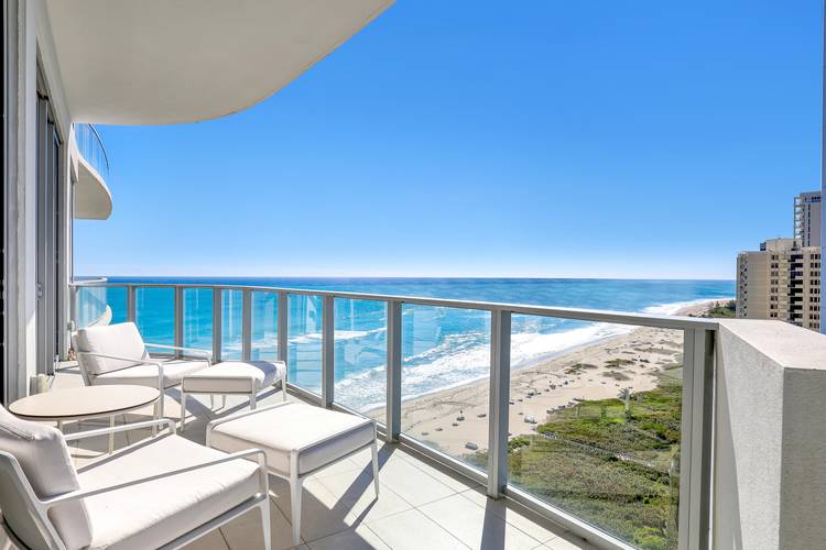 Wake up to the sound of the ocean amp ; step onto your private balcony overlooking the Atlantic, Intracoastal, and iconic Peanut Island.