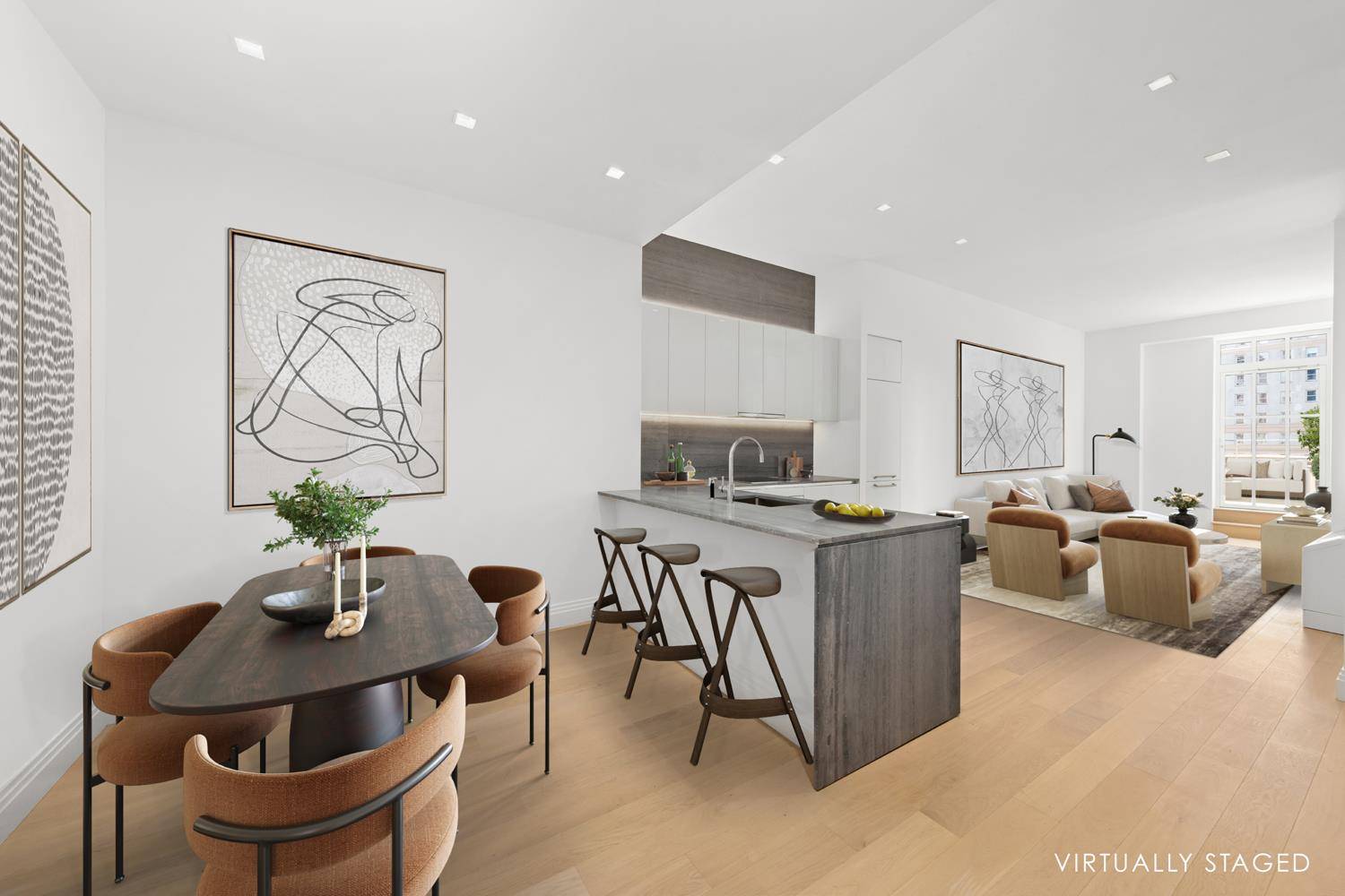Move In Ready ! Residence 2413 is a 973 SF, spacious one bedroom layout, with a private terrace within One Wall Street.