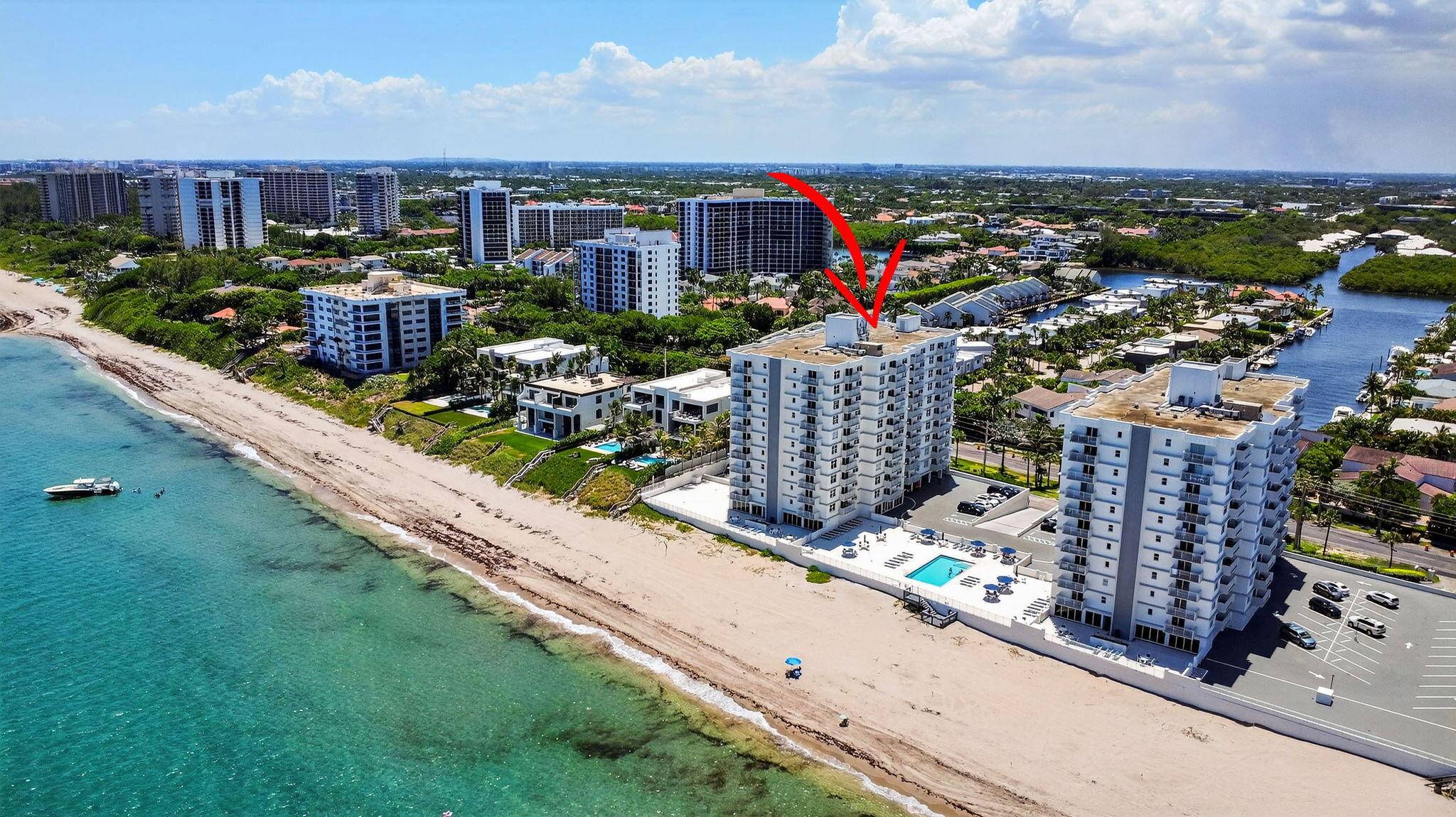 Sparkling ocean or intracoastal from most every room !