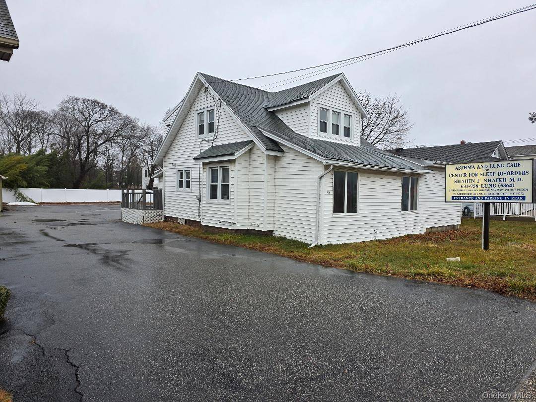Office on Route 112 Medford Ave South of Sunrise Highway and just North of Main Street, 20 Parking spaces, 2nd Floor 3 Rooms, and 1st Floor 6 Rooms, Full unfinished ...