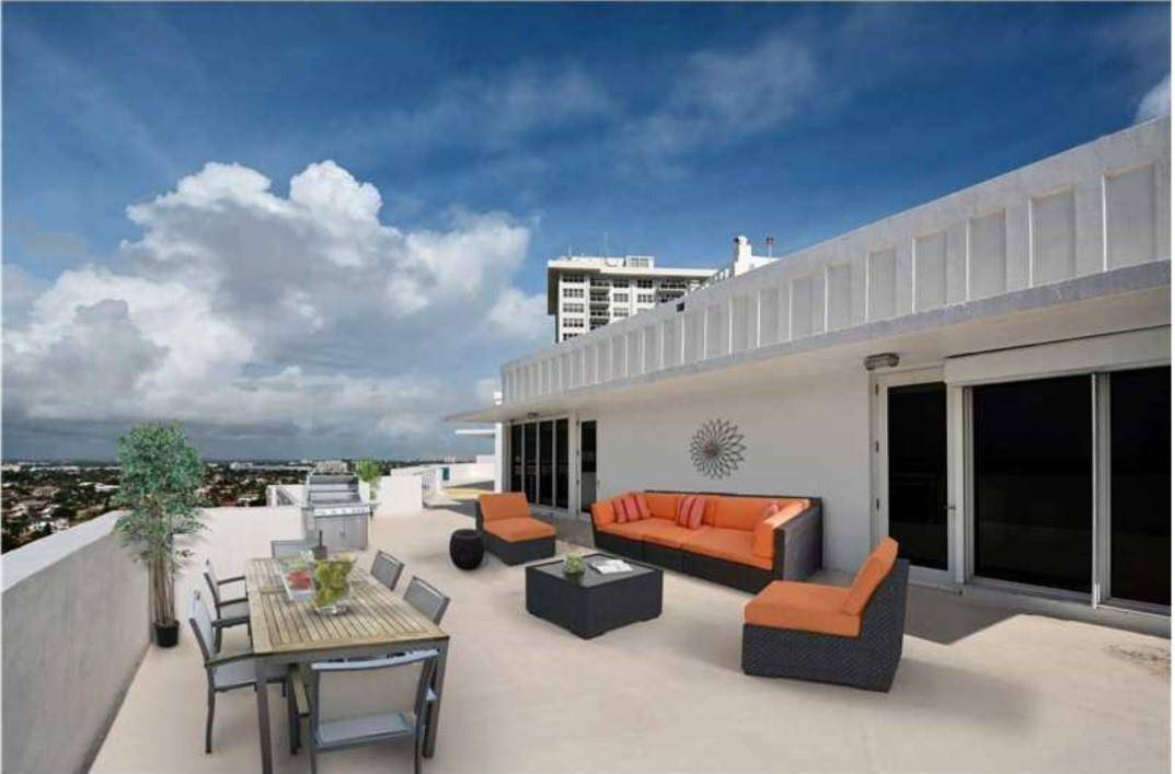 VIEW THE WORLD FROM HIGH IN THIS LUXURIOUS, ONE OF A KIND, OPEN FLOOR PLAN PENTHOUSE ON THE BEACH, 12 FT CEILINGS, GORGEOUS BAMBOO WOOD FLOORS, BRIGHT AND REMODELED THIS ...