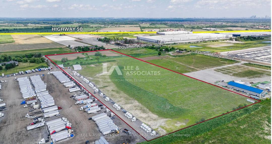 Exceptional industrial development opportunity in North Brampton.