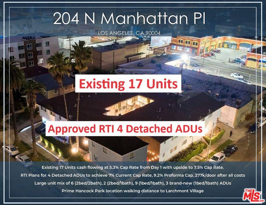 204  N Manhattan Pl 25BR Mid Wilshire La