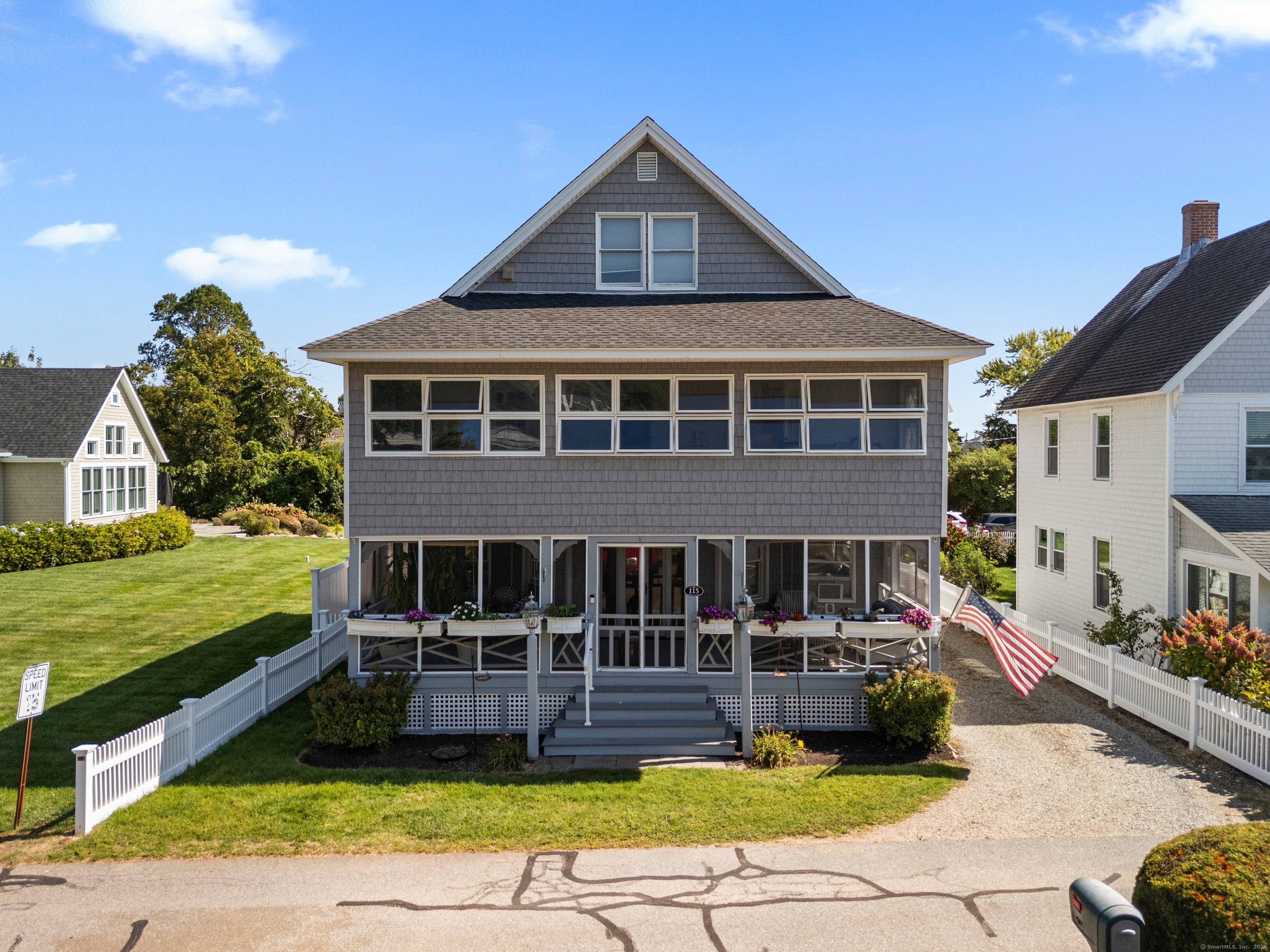 Live the shoreline lifestyle in this beautifully updated 4 6 bedroom, 3 bath Colonial, just 88 steps from your very own private beach.