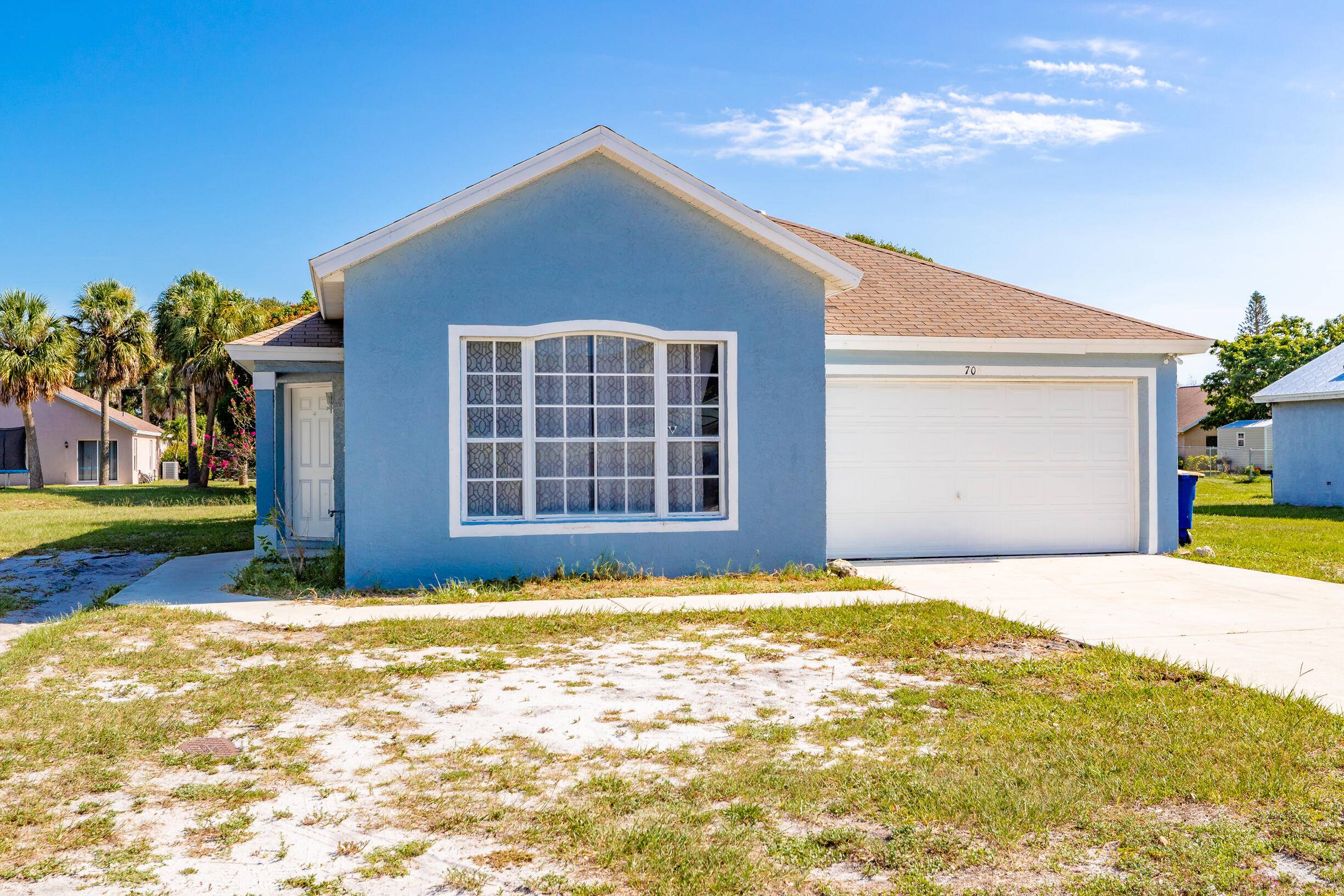 Welcome to this move in ready 3 bedroom, 2 bath concrete block home !