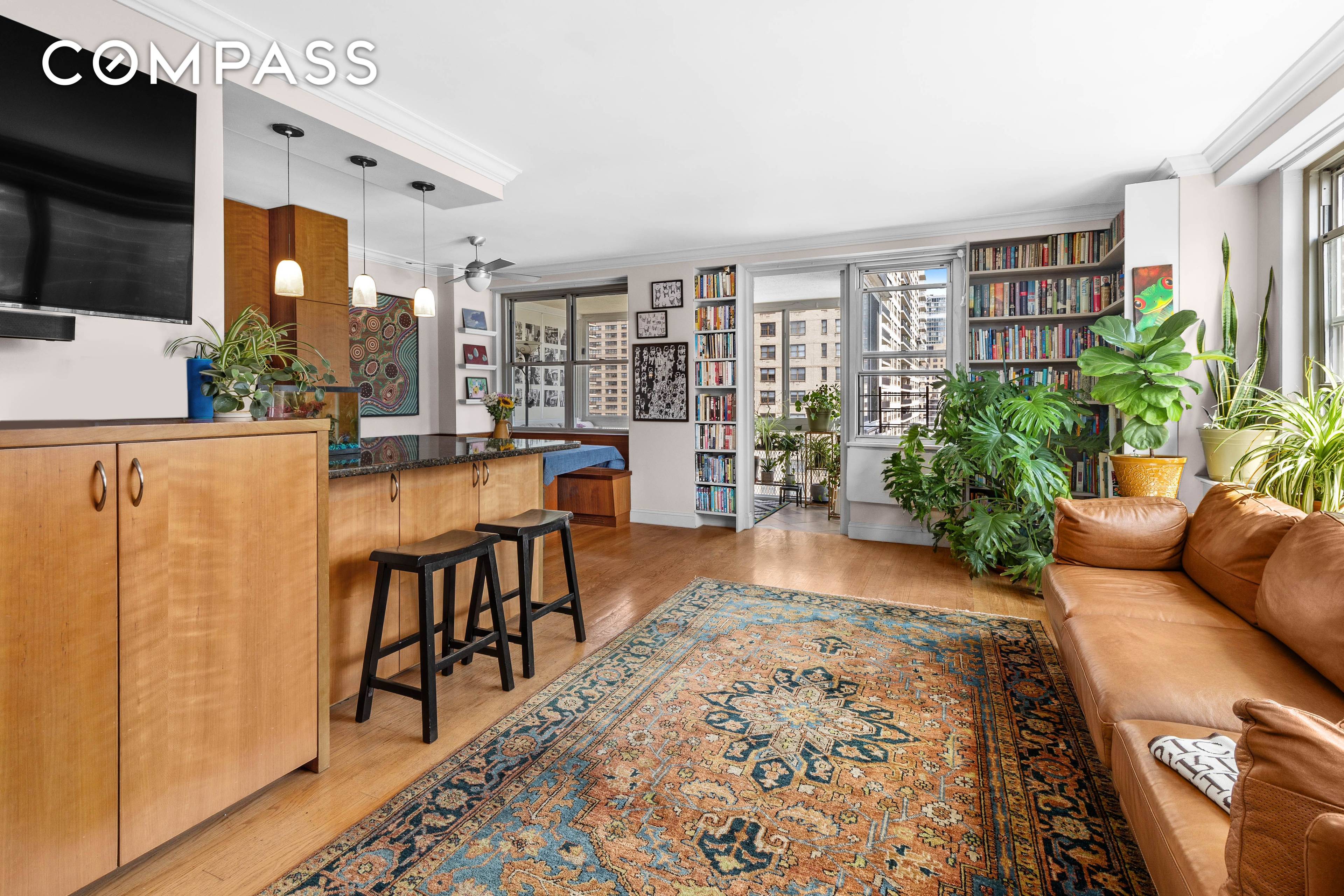Discover an extraordinary opportunity with this rarely available 18th floor corner residence, now offered for sale at 303 West 66th Street.