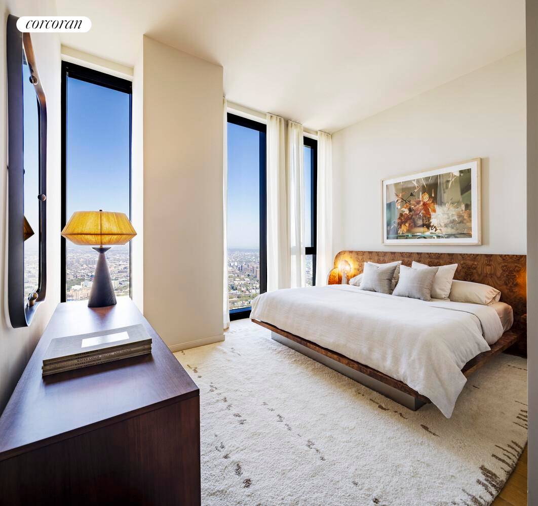 Immediate occupancy. Designed by award winning SHoP Architects, residence 73A is a generously proportioned 1, 238 sf northwest facing two bedroom, 2 bathroom home with ceiling heights up to 11 ...
