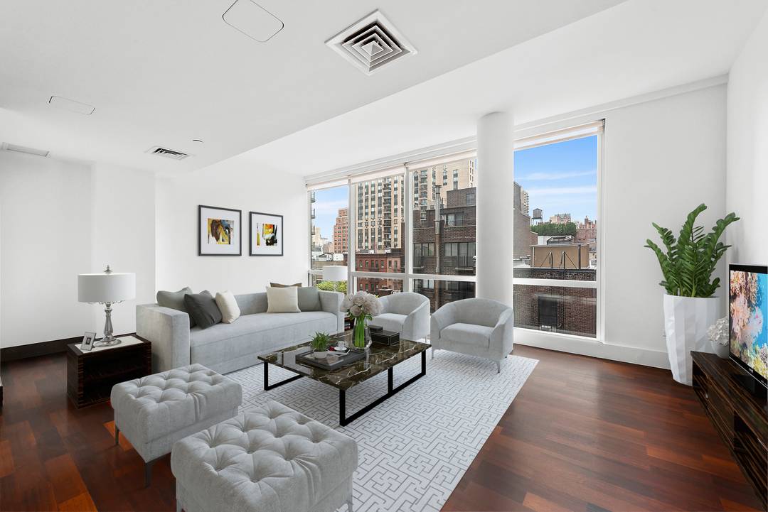 Unit 6K at The Lucida 2 BR, 2 BA 1, 448 sq ft Beautifully designed 2BR 2BA condo featuring floor to ceiling windows, high ceilings, and a spacious open layout ...