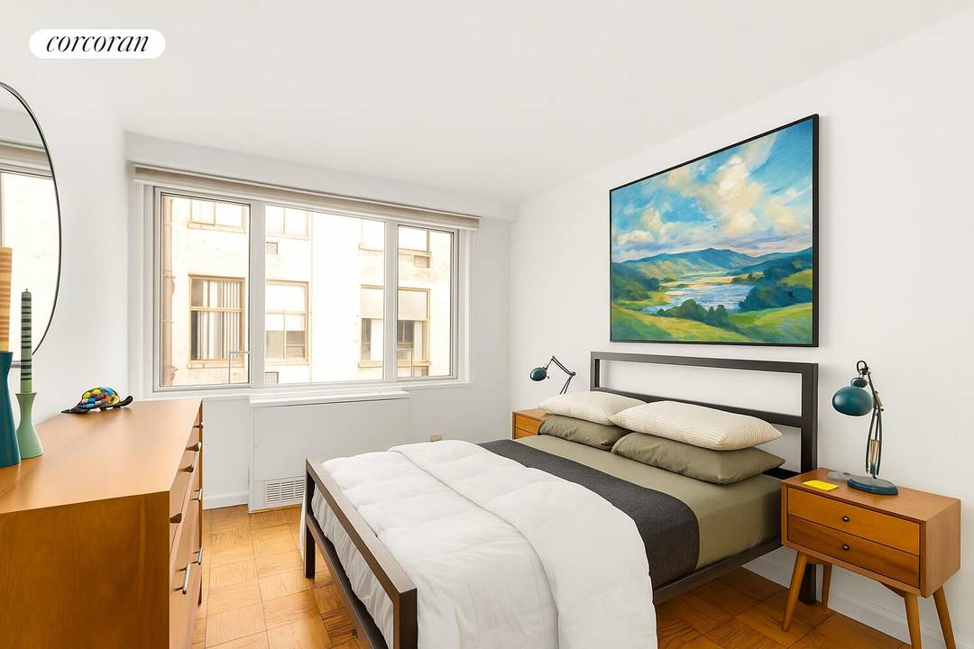 Pin Drop Quiet, Oversized One Bedroom in the Heart of Gramercy Welcome to Apartment 12S, a spacious top floor one bedroom in a full service, pet friendly building in coveted ...