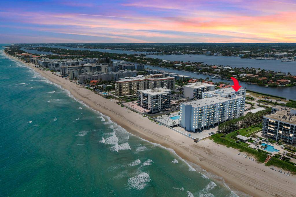 Beachfront building, with this unit having north and west views of the intracoastal.
