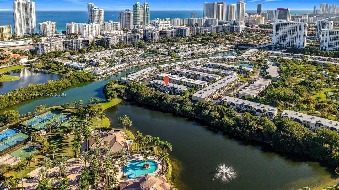 The best priced 3BR 2. 5BA townhouse in the highly desirable Three Islands community of Venetian Park !