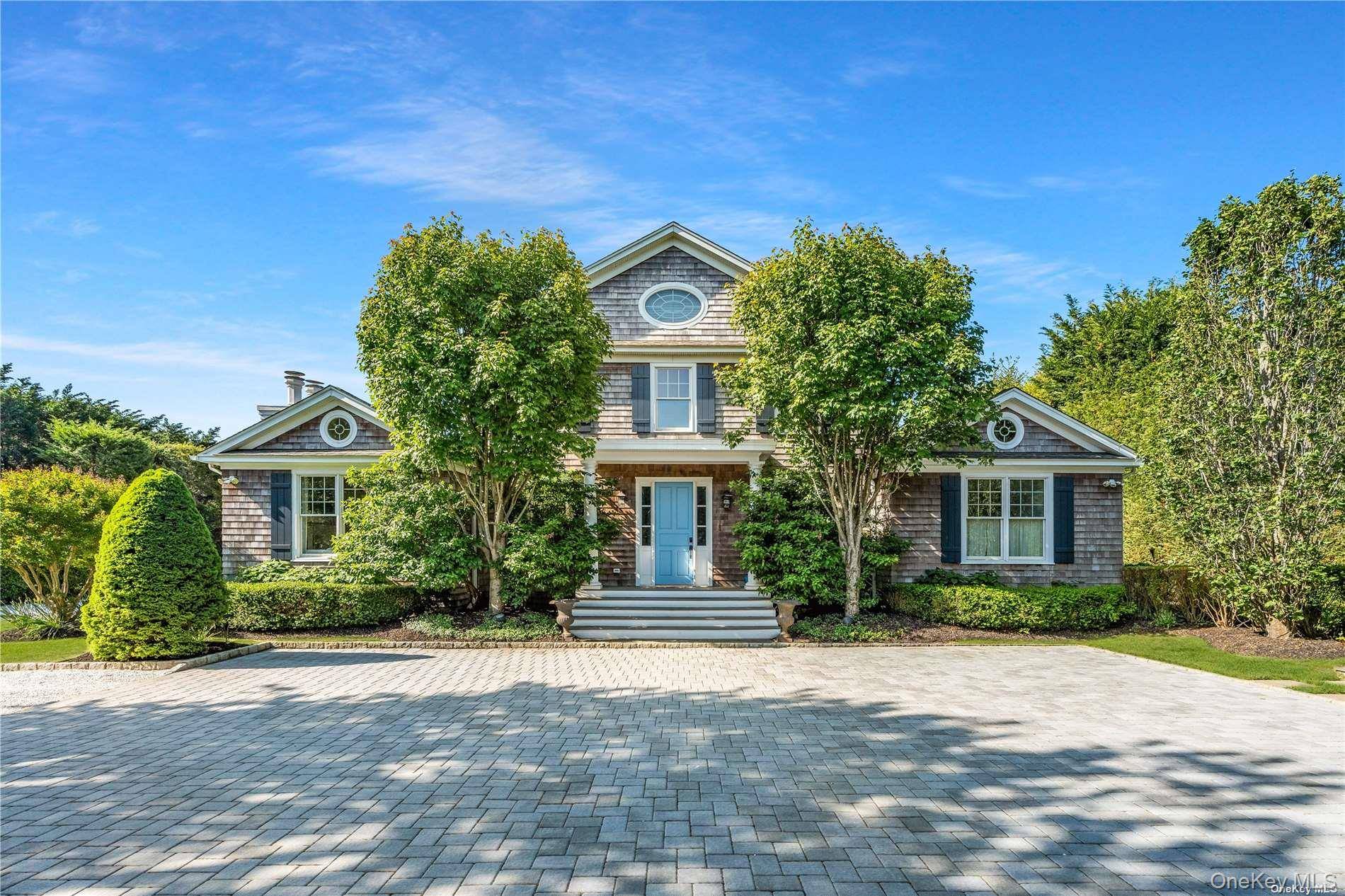Down a private gravel drive in the heart of Westhampton Beach, 279 Mill Road is a classic Hamptons home that is as comfortable as it is sophisticated.