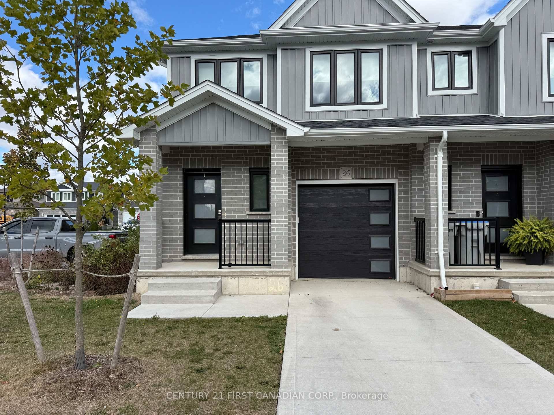 Welcome to 26 17 Nicholson Street, located in the sought after Ridge Landing Subdivision in Lucan, Ontario.