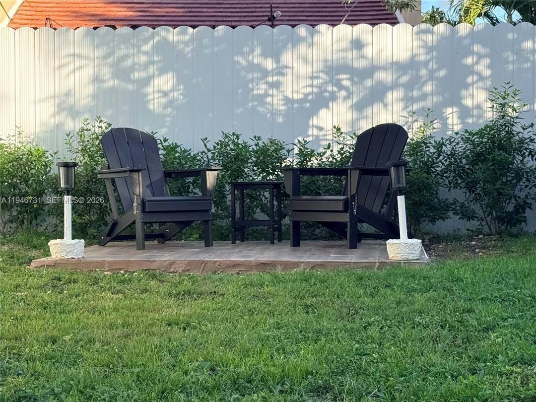 Charming villa with a spacious private backyard.