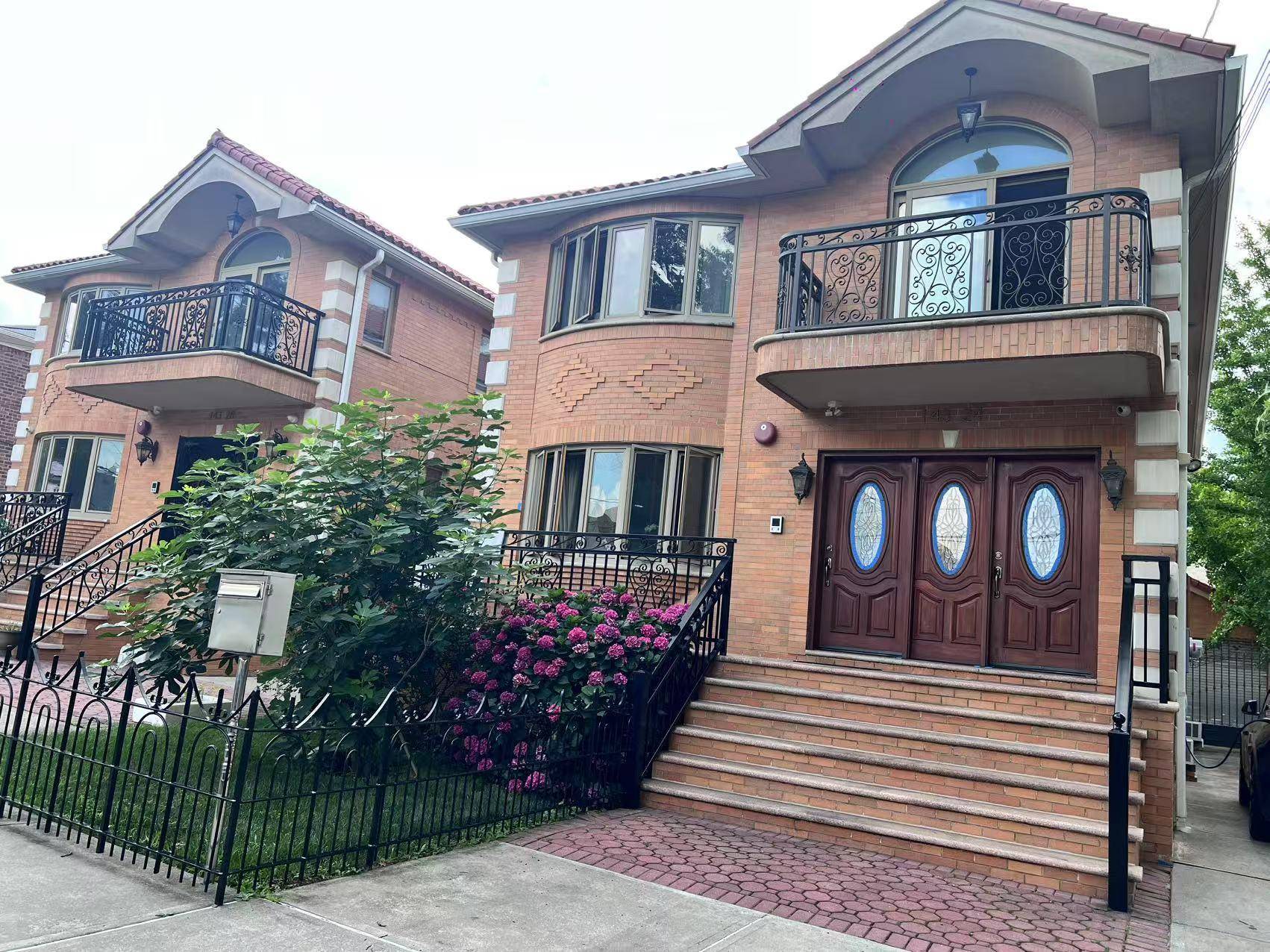 Legal two family detached house in the heart of Flushing.