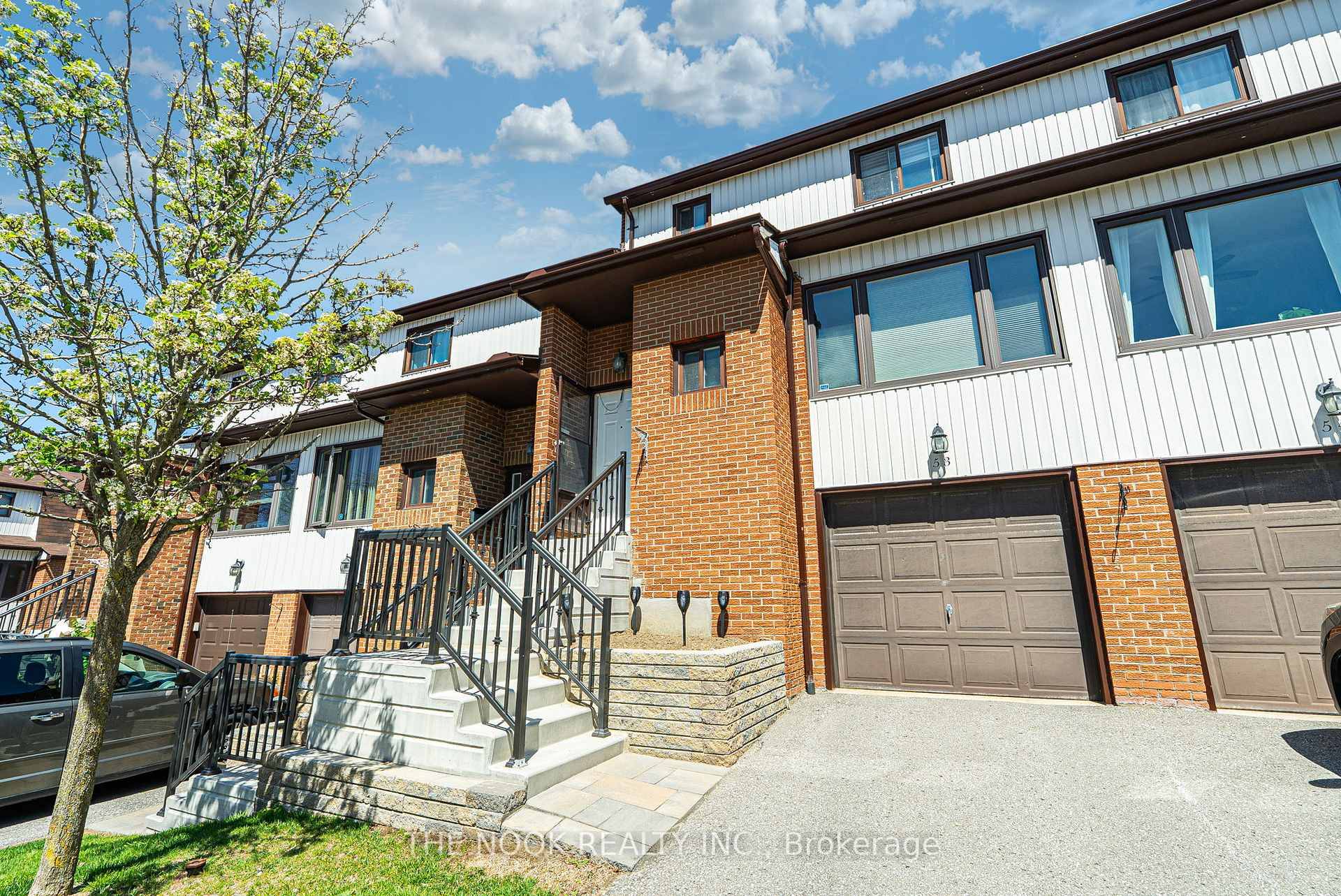 Welcome To Your Dream Home, A Fully Finished And Exquisitely Renovated 3 Bedroom Condo Townhouse, Conveniently Located Near The 401 A Commuter's Paradise.