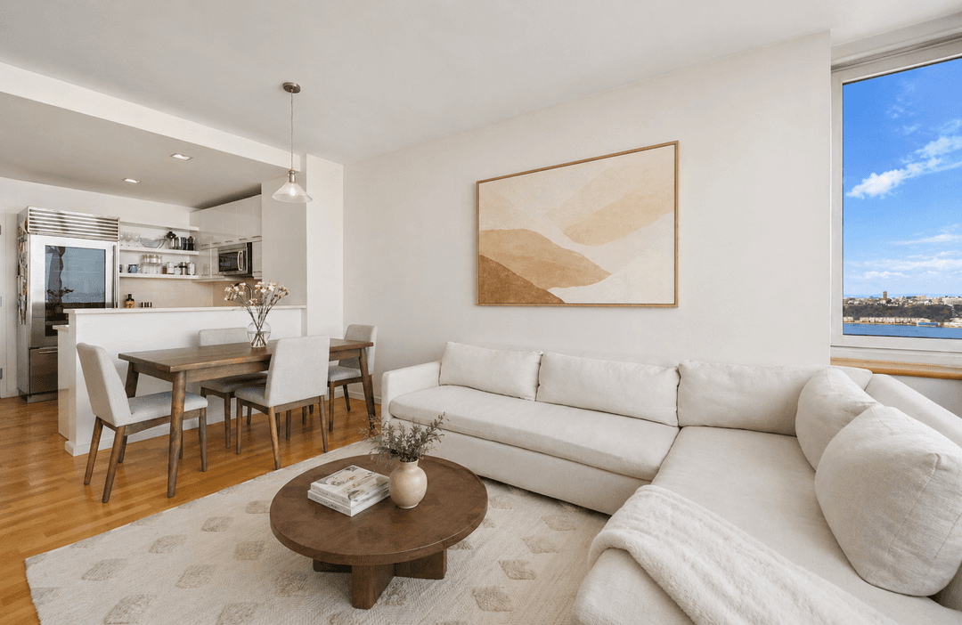 High Floor 1BR with Open Hudson River amp ; Midtown Views at The Atelier KEY DETAILS Incredibly low monthlies for a full service Manhattan condo with amenities Total monthly carry ...