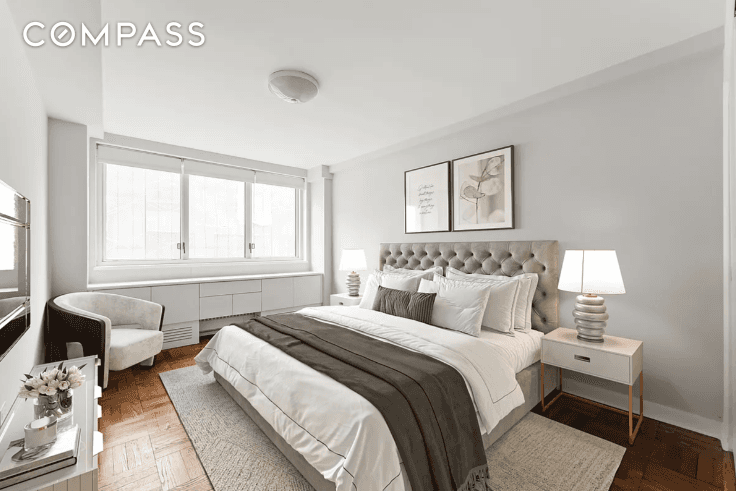 Apartment 11B is a spacious 1 bedroom, 1 bathroom residence that offers a comfortable and well appointed living space.